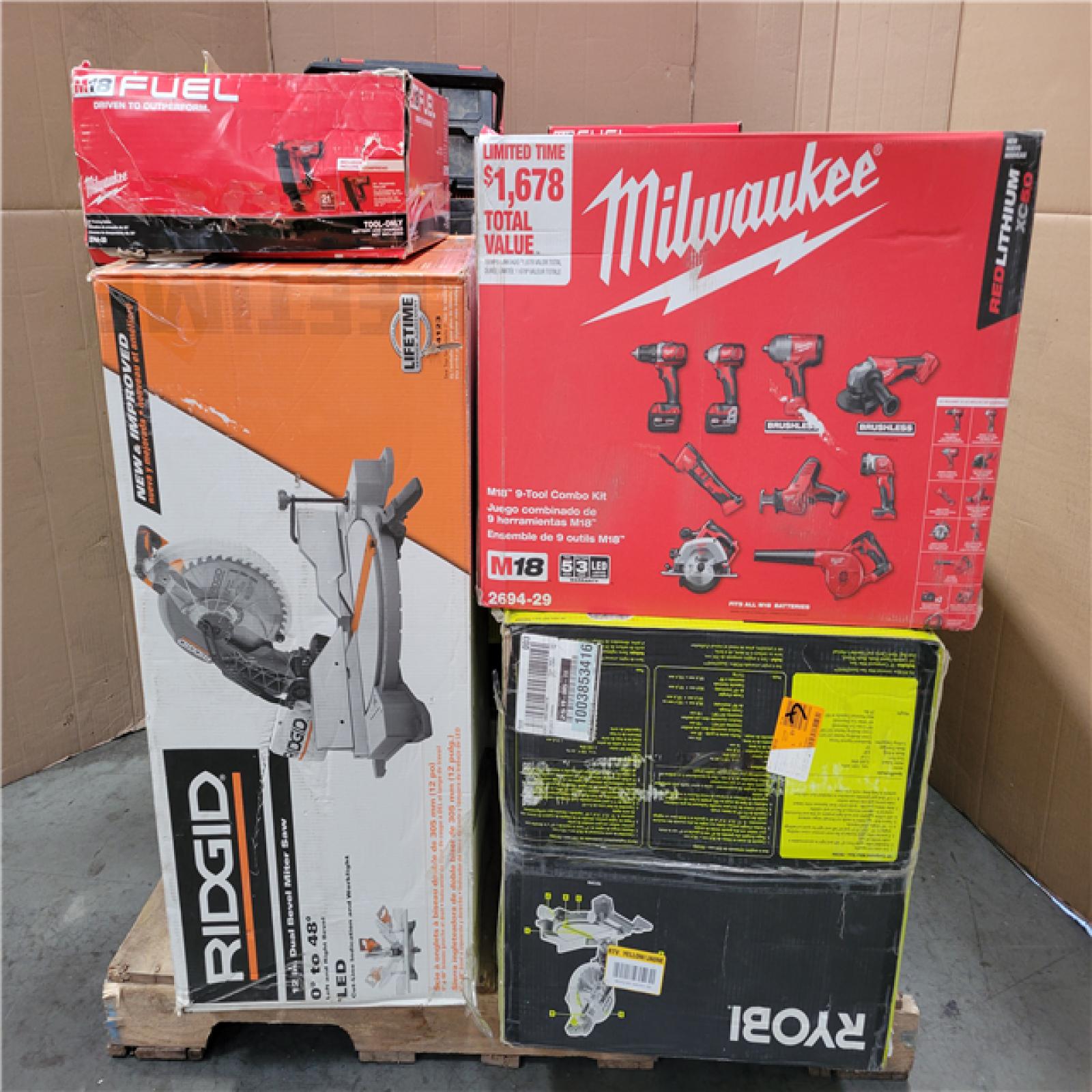 CALIFORNIA AS-IS TOOL PALLET