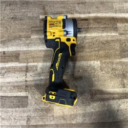 Houston Location AS-IS DEWALT ATOMIC 20V MAX Cordless Brushless 1/2 in. Variable Speed Impact Wrench (Tool Only)