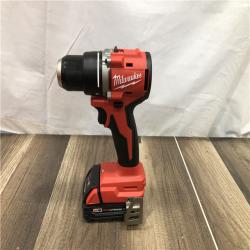 AS-IS Milwaukee 18V Lithium-Ion Brushless Cordless 1/2 in. Compact Drill/Driver with kit