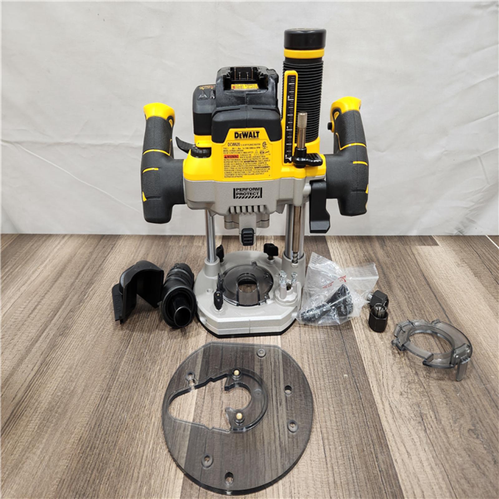 AS-IS Dewalt 20V MAX XR 2-1/4 Peak HP Brushless Cordless Plunge Router (Tool Only)