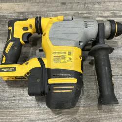 AS-IS DEWALT 20-Volt MAX XR Lithium Ion 1-1/8 in. Cordless SDS-plus Brushless L-Shape Concrete/Masonry Rotary Hammer (Tool-Only)