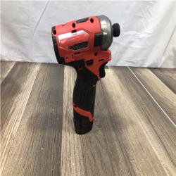 AS-IS Milwaukee FUEL SURGE 12V Lithium-Ion Brushless Cordless 1/4 in. Hex Impact Driver Compact Kit