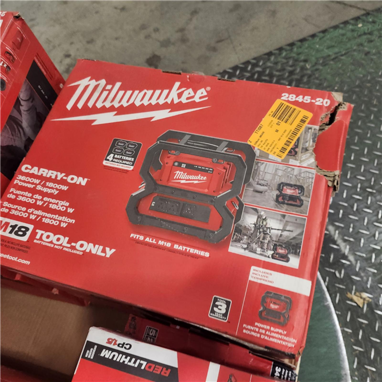 Dallas Location - As-Is MILWAUKEE Tool Pallet
