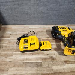 HOUSTON LOCATION - AS - IS DEWALT 20V MAX Lithium-Ion 15-Degree Electric Cordless Roofing Nailer Kit