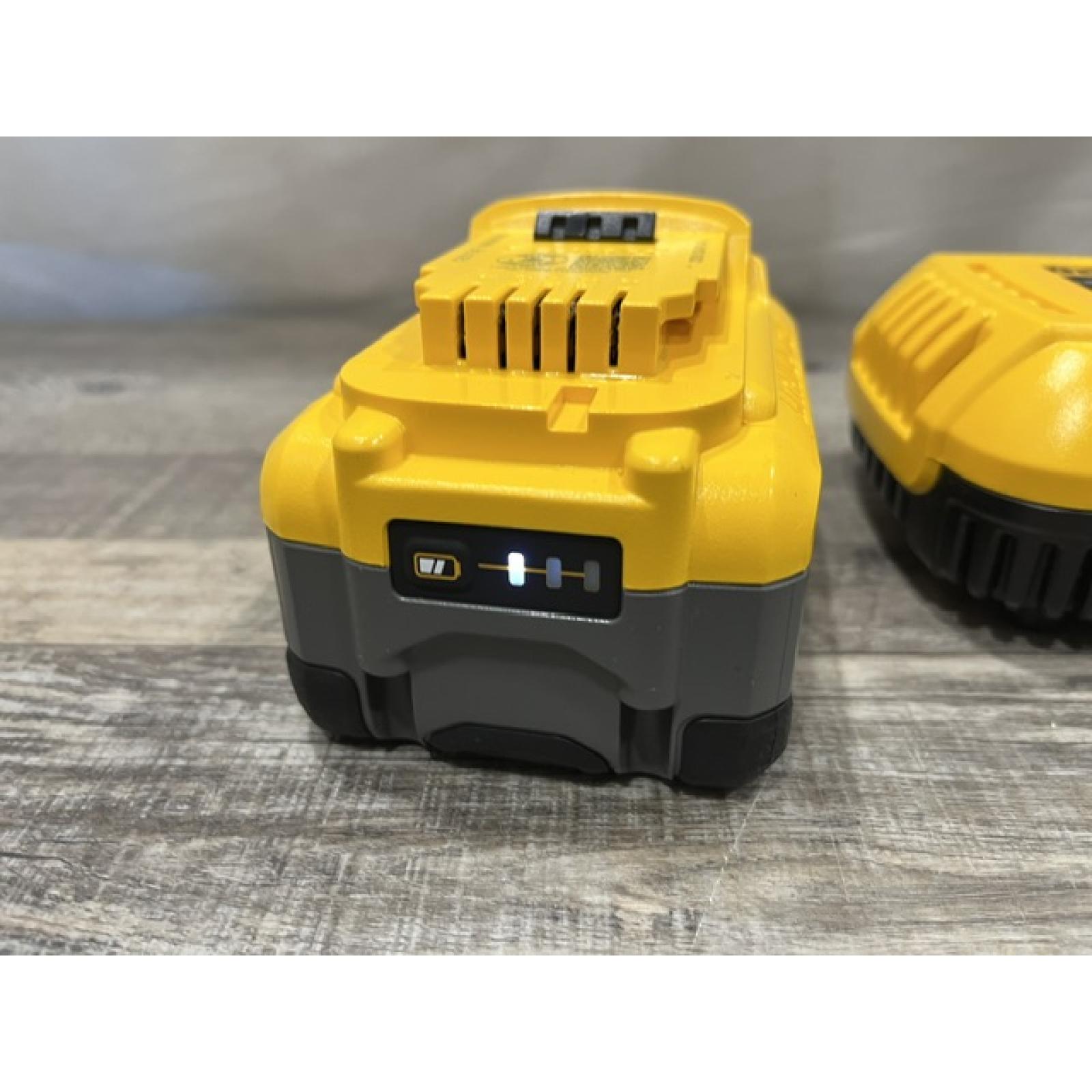AS-IS DEWALT 20V MAX XR Power-Pack Lithium-Ion Starter Kit with 8. 0Ah Battery and Charger