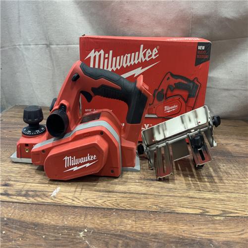 AS-IS Milwaukee M18 18-Volt Lithium-Ion Cordless 3-1/4 in. Planer (Tool-Only)