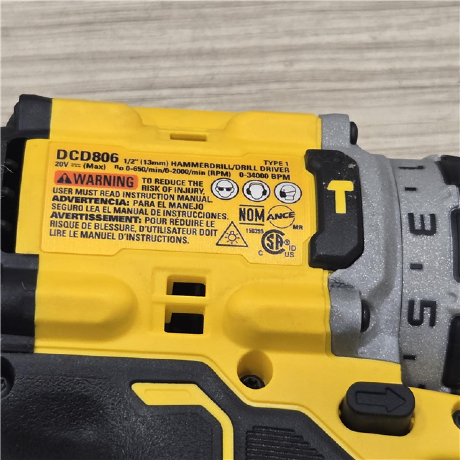 AS-IS DeWalt 20V MAX XR 1/2 in. Cordless Hammer Drill (Tool-Only)