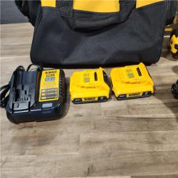 HOUSTON LOCATION - AS-IS DeWalt 20V MAX ATOMIC Cordless Brushless 4 Tool Combo Kit