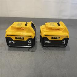 AS-IS - DEWALT 20V MAX XR 4 Ah Li-Ion Battery (2 Pc)
