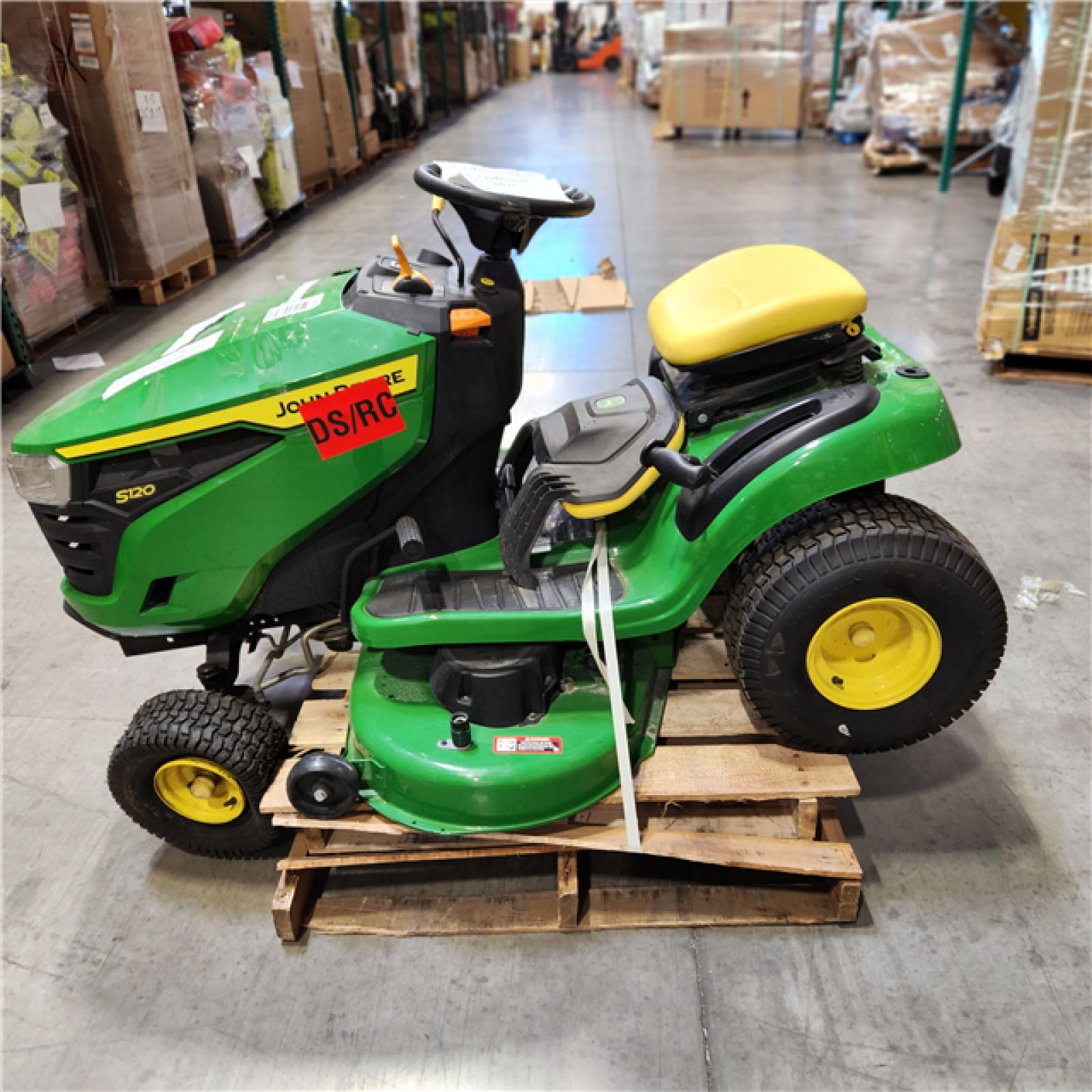 DALLAS LOCATION - AS-IS John Deere S120 42 in. 22 HP V-Twin Gas Hydrostatic Riding Lawn Mower