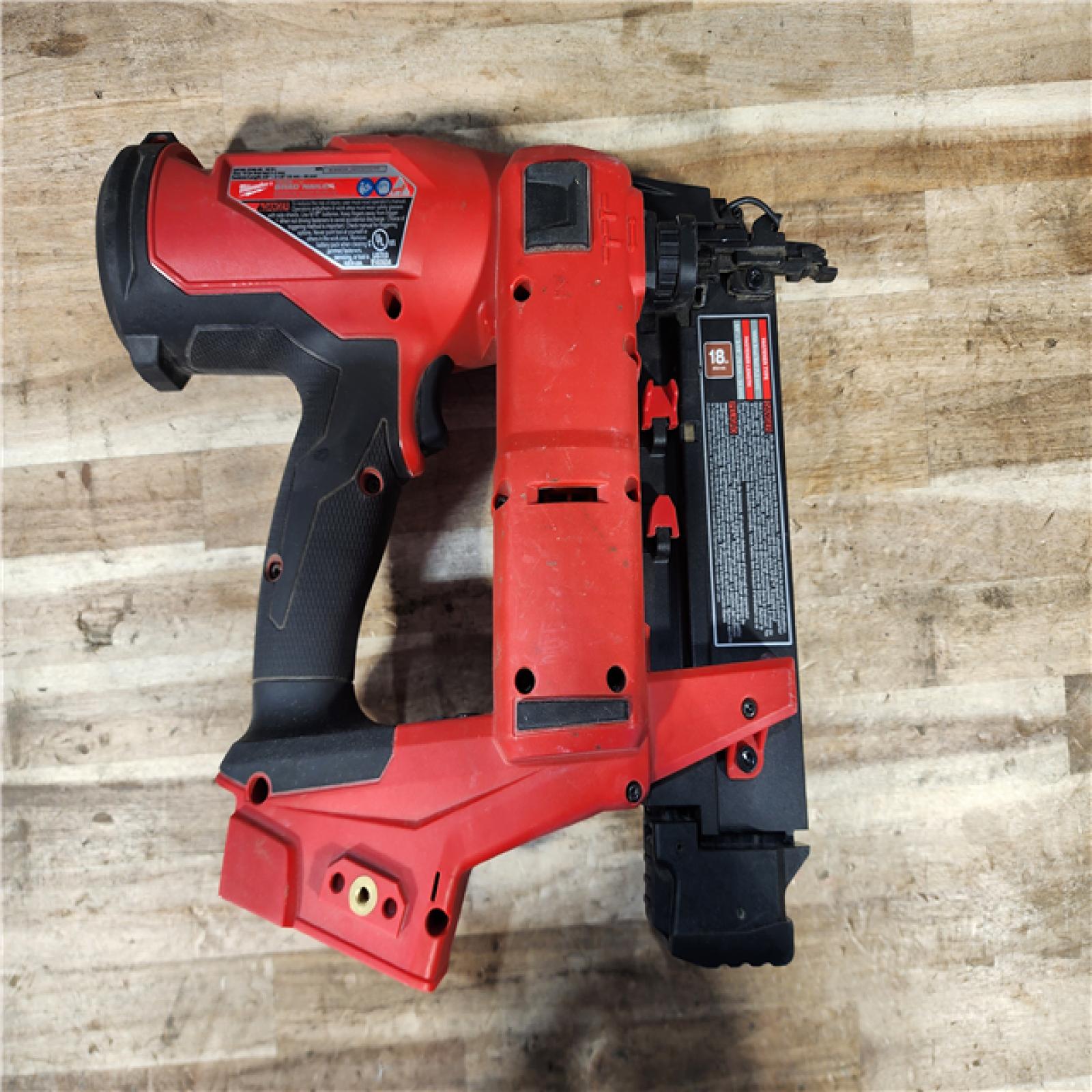HOUSTON LOCATION - AS-IS Milwaukee FUEL 18-Volt Lithium-Ion Brushless Cordless Gen II 18-Gauge Brad Nailer (Tool-Only)