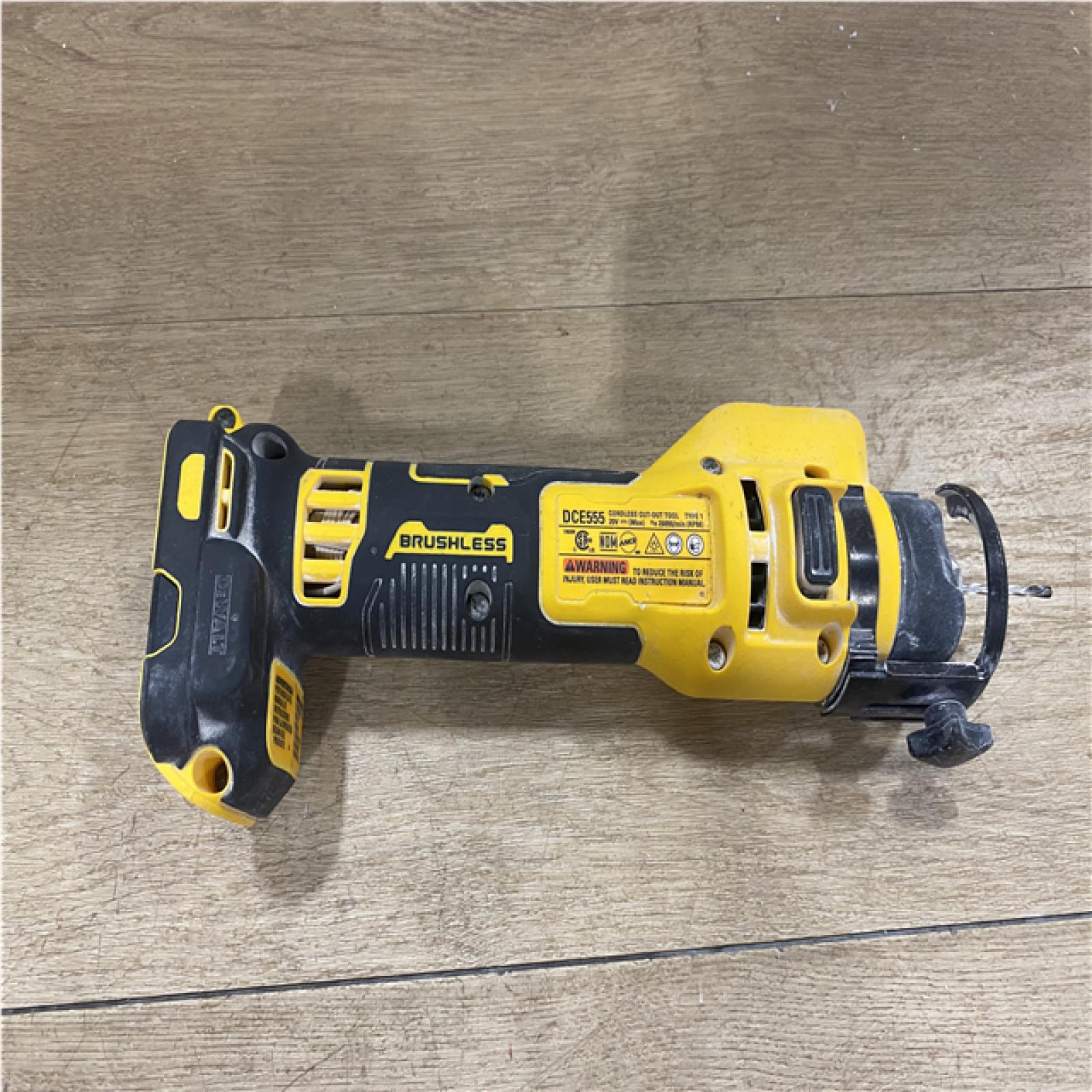 AS-IS DEWALT XR 20V Lithium-Ion Cordless Rotary Drywall Cut-Out Tool (Tool Only)