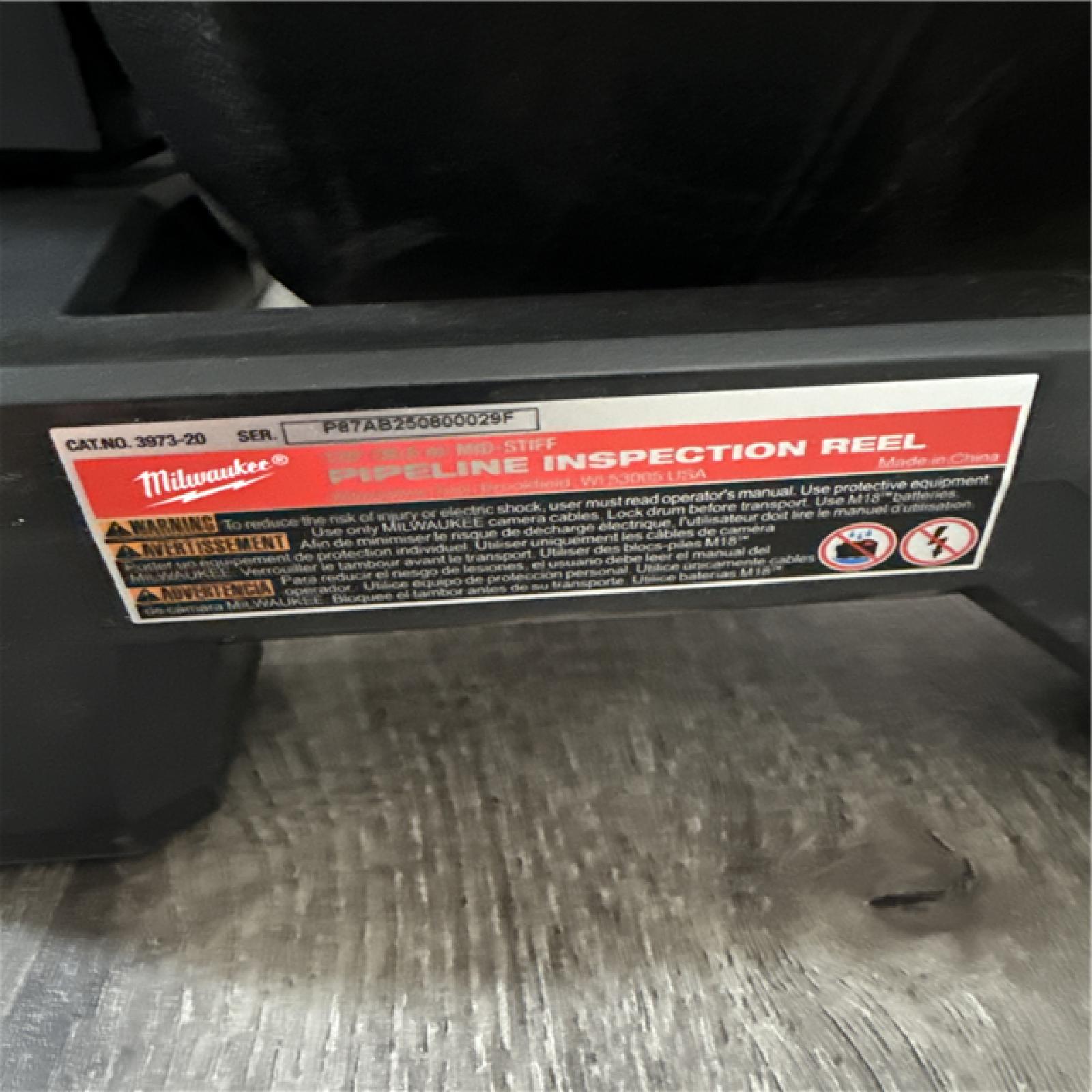 California AS-IS Milwaukee Pipeline Inspection Reel (No Battery)