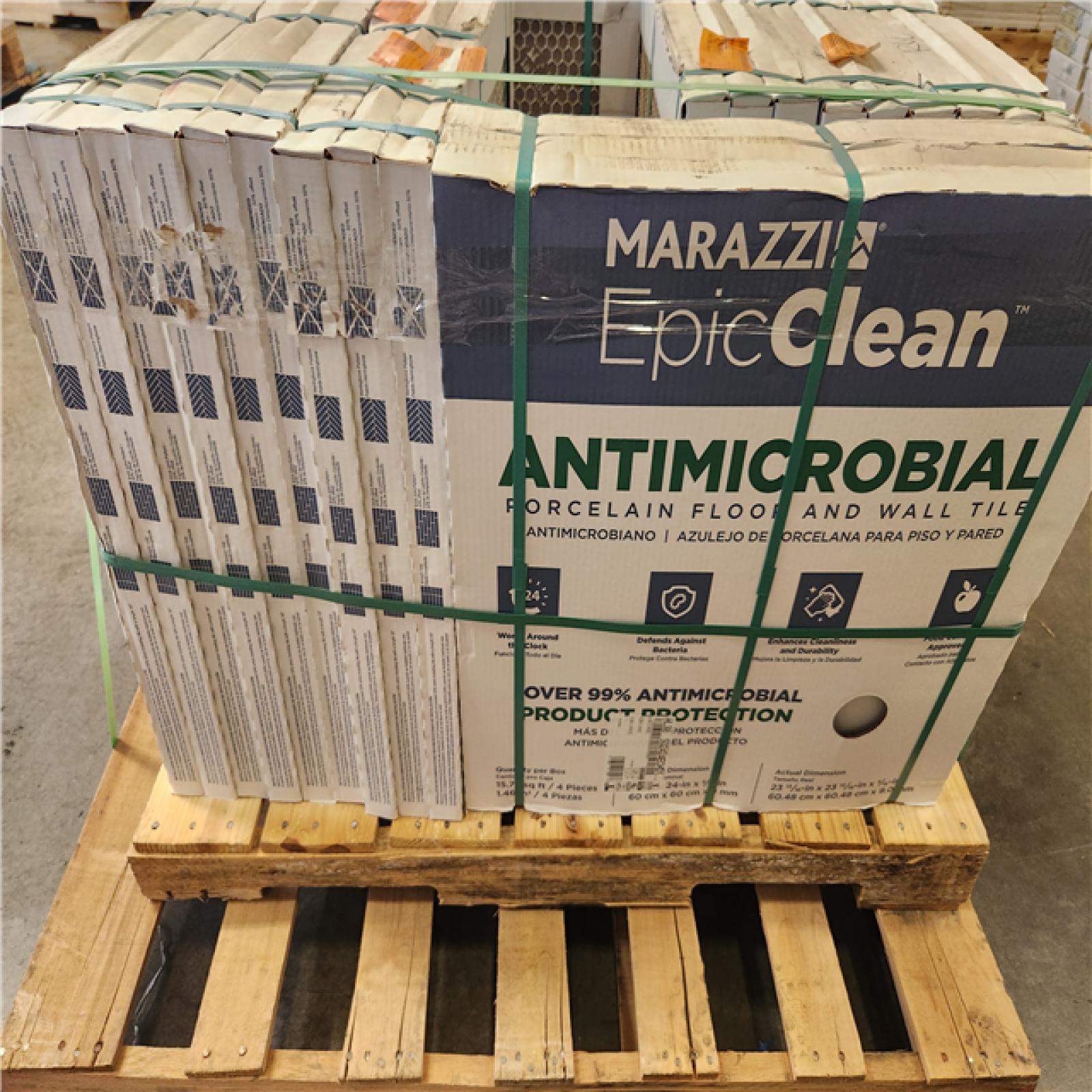 Phoenix NEW Marazzi EpicClean Hollendale Diamond 24 in. x 24 in. Glazed Porcelain Floor and Wall Tile (378 sq. ft./24 Case)