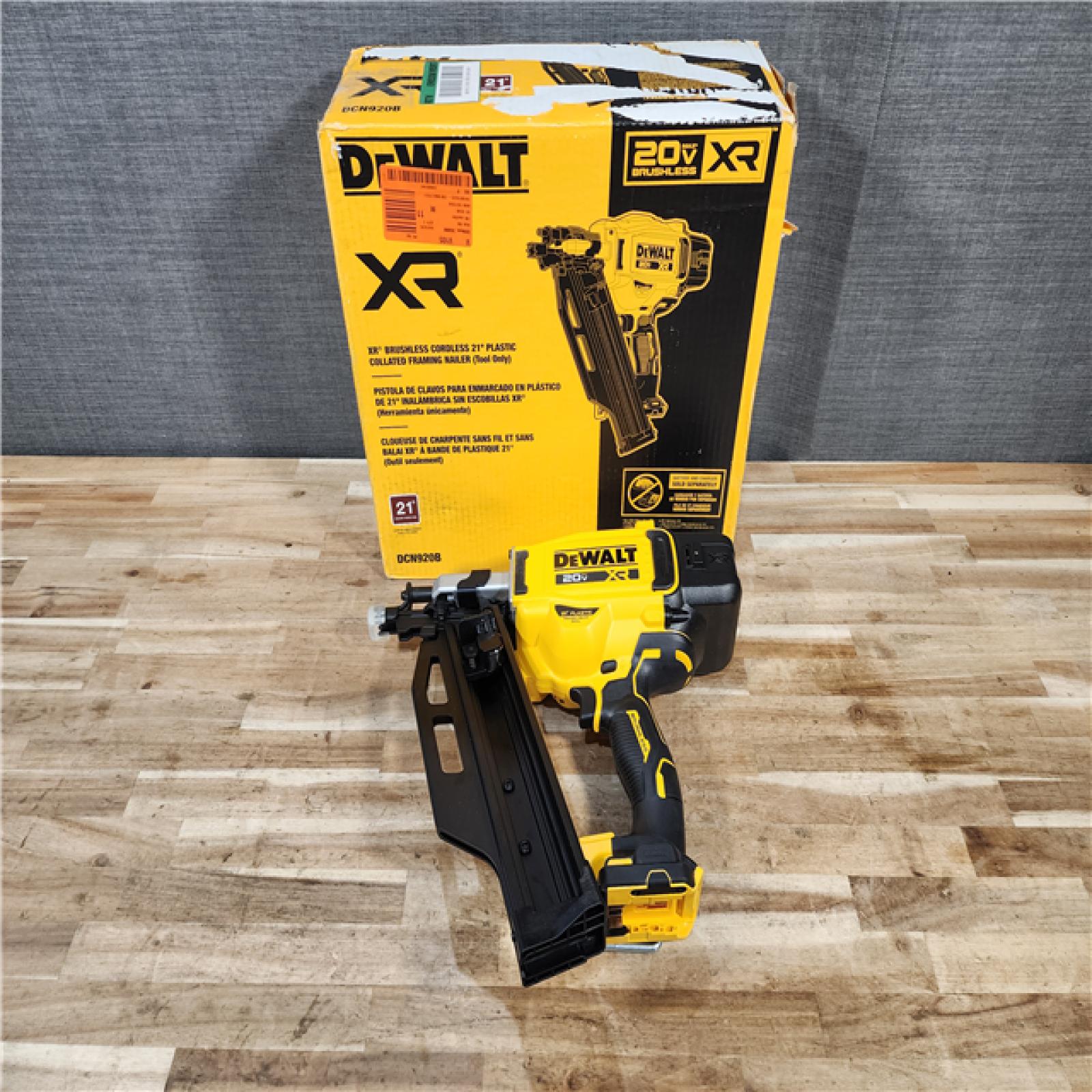 HOUSTON LOCATION - AS-IS (APPEARS LIKE NEW) DEWALT 20-Volt 21° Cordless Framing Nailer (Tool-Only)