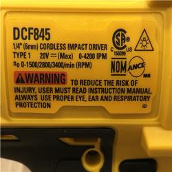 AS-IS DEWALT 20-Volt Maximum XR Cordless Brushless 1/4 in. 3-Speed Impact Driver (Tool-Only)