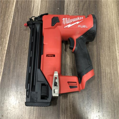 AS-IS Milwaukee FUEL 12-Volt Lithium-Ion Brushless Cordless 18-Gauge 1-1/2 in. Compact Brad Nailer (Tool Only)