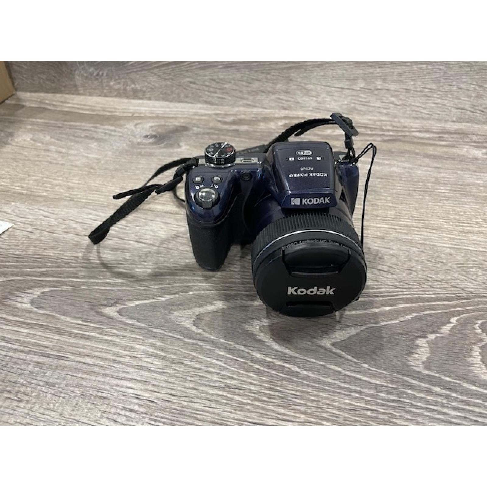 AS-IS KODAK PIXPRO AZ528 Astro Zoom BSI-CMOS Bridge Digital Camera - 16MP 52X 1080p Wi-Fi (Midnight Blue)