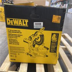 As-Is- DEWALT 15 Amp Corded 12 in. Double Bevel Sliding Compound Miter Saw