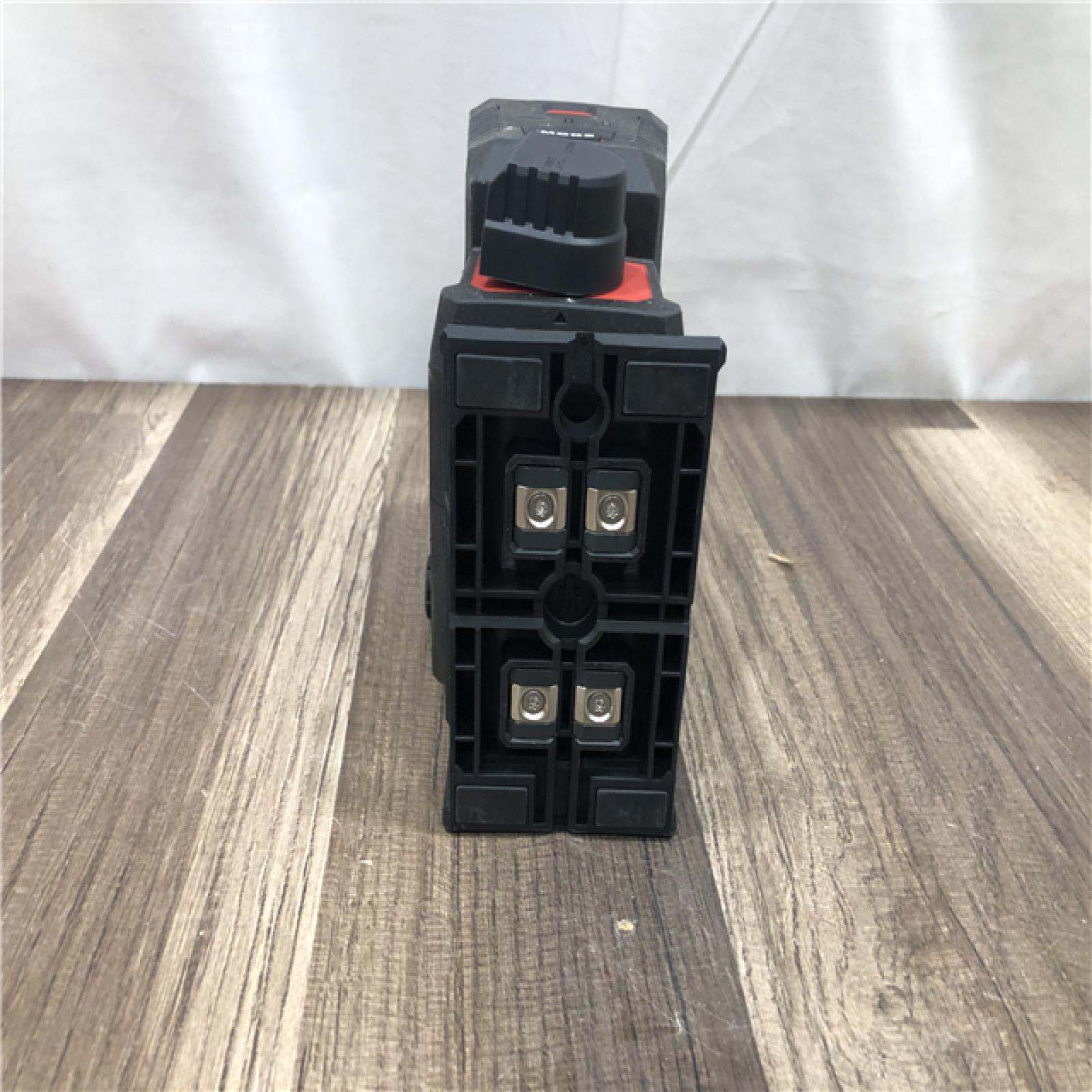 AS-IS Milwaukee Green 100 ft. Cross Line and Plumb Points Rechargeable Laser Level Kit