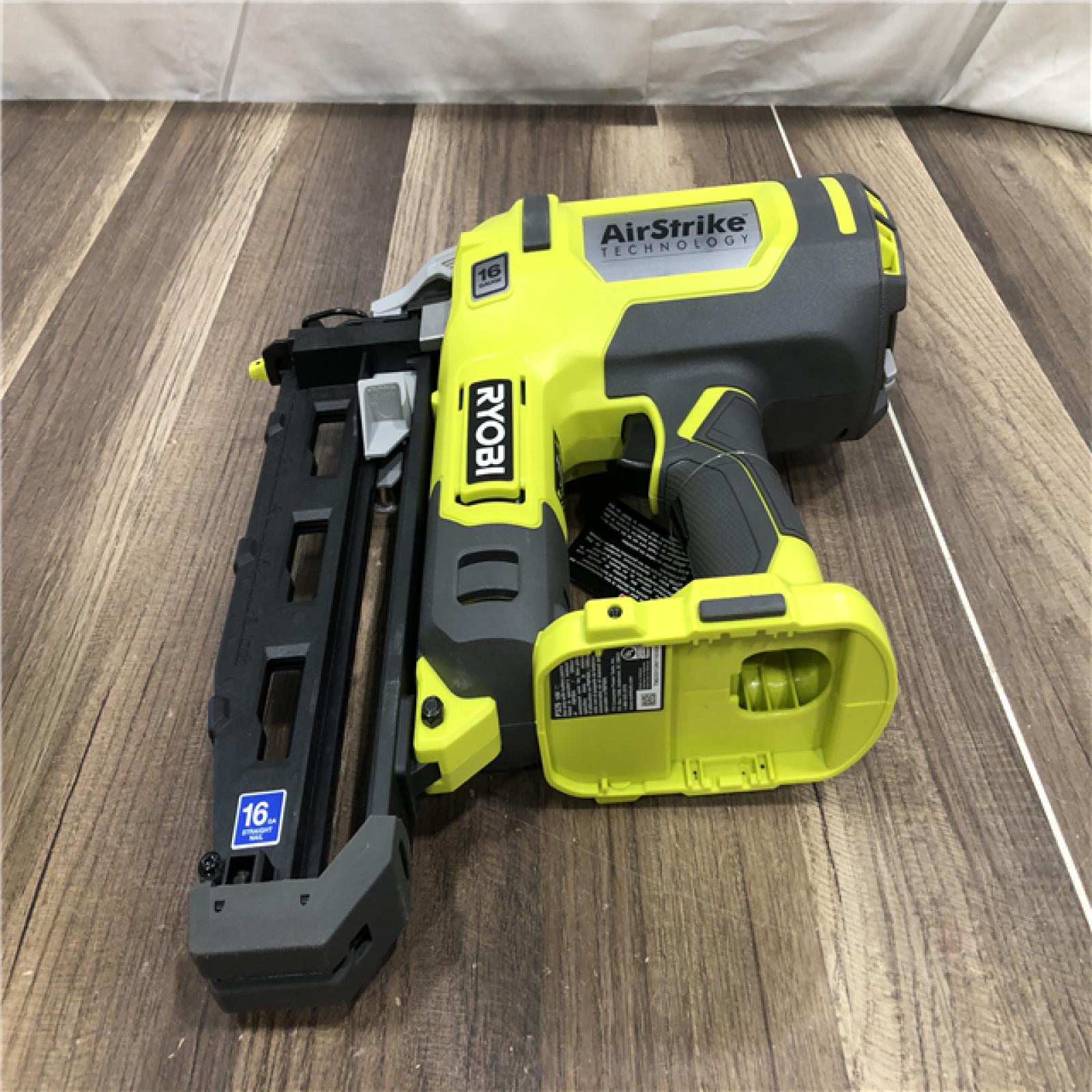 AS-IS RYOBI ONE+ 18V AirStrike 16-Gauge Cordless Finish Nailer (Tool Only)