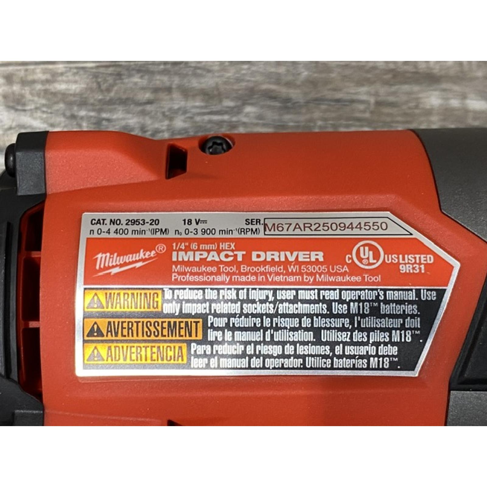 LIKE NEW - Milwaukee FUEL 18V Lithium-Ion Brushless Cordless Hammer Drill and Impact Driver Combo Kit