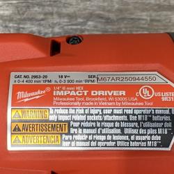 LIKE NEW - Milwaukee FUEL 18V Lithium-Ion Brushless Cordless Hammer Drill and Impact Driver Combo Kit