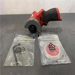 AS-IS - Milwaukee M12 FUEL 12V Lithium-Ion Brushless Cordless 3 in. Cut Off Saw