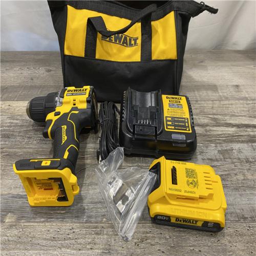 AS-IS DEWALT Atomic 20V Lithium-Ion Cordless Compact 1/2 in. Drill/Driver Kit