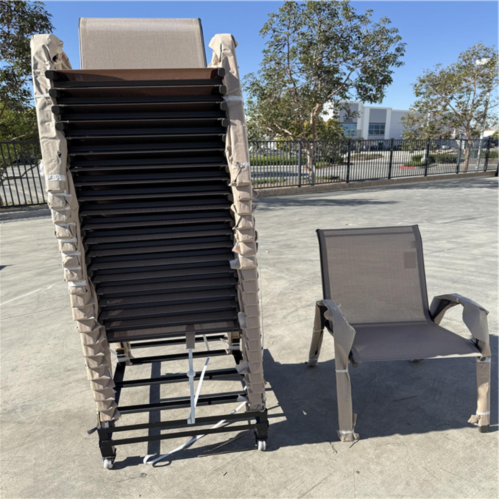 California NEW Room Essentials Sling Stacking Patio Chair (21 Pieces)