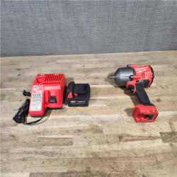 HOUSTON LOCATION - AS-IS Milwaukee M18 FUEL 1/2 in. Cordless Brushless Impact Wrench Kit (Battery & Charger)