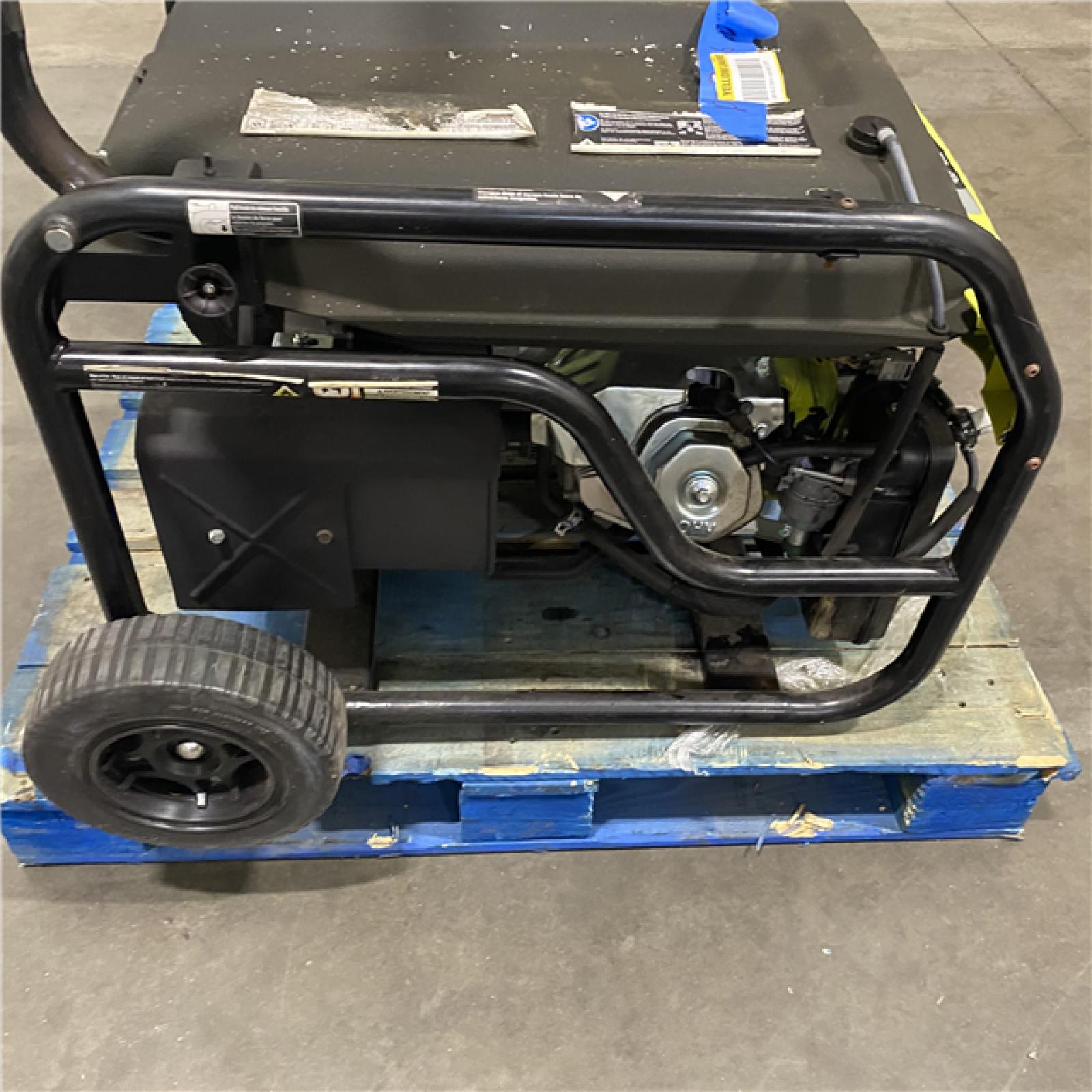 Dallas Location - As-Is RYOBI 6800-Watt Gasoline Powered Portable Generator