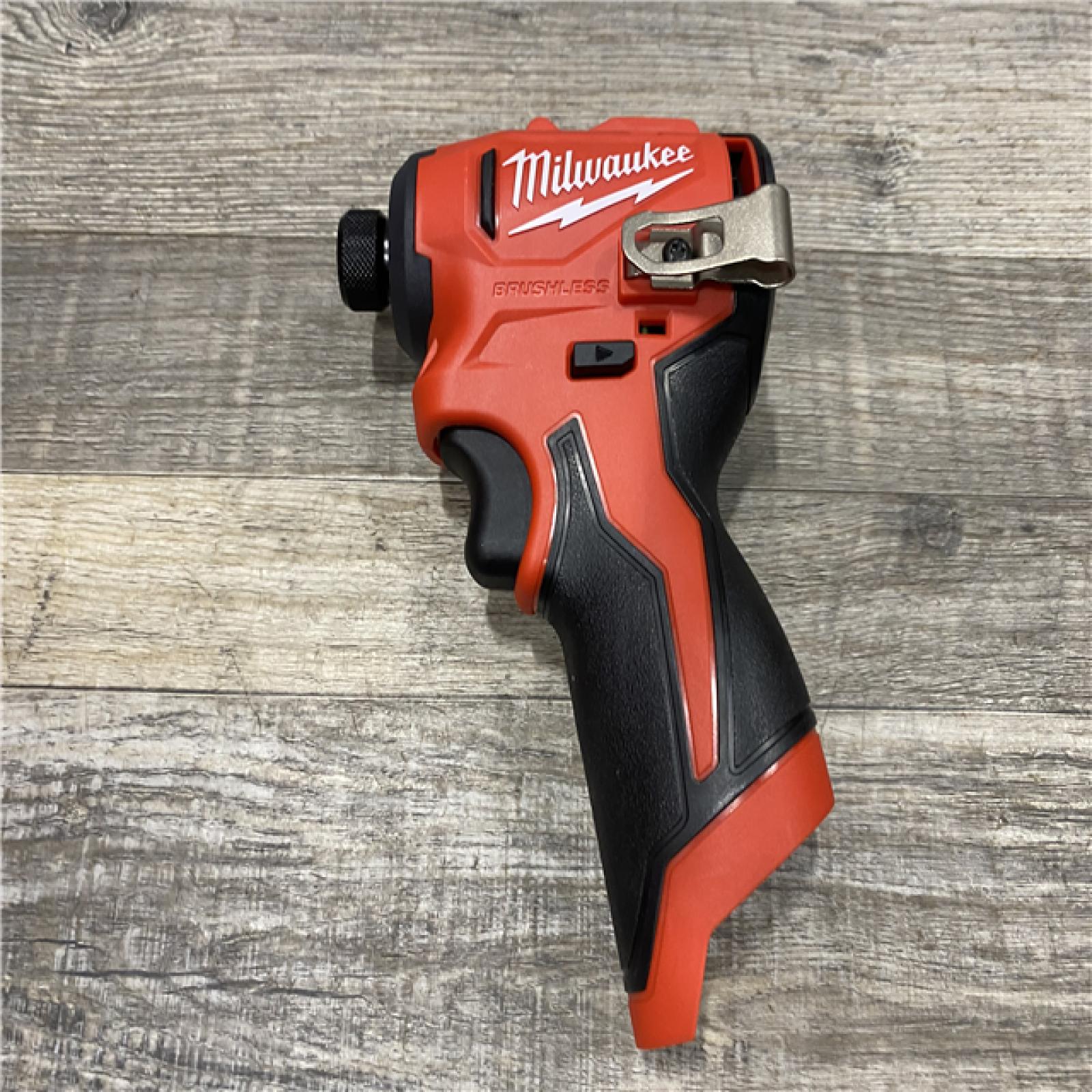 AS-IS Milwaukee 12-Volt Lithium-Ion Compact Brushless Cordless 1/4 in. Impact Driver Kit