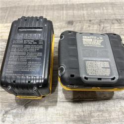 AS-IS DEWALT 20V MAX Lithium-Ion Starter Kit with 4.0 Ah and 5.0 Ah Batteries and Charger