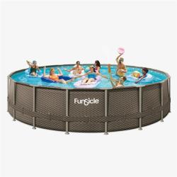 Phoenix NEW Funsicle 18 ft Oasis Designer Pool - Double Rattan 18ft x 48in