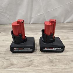 AS-IS Milwaukee M12 12V Lithium-Ion High Output XC5.0 Starter Kit