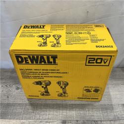 NEW - DEWALT 20V MAX Cordless Drill/Impact 2 Tool Combo Kit