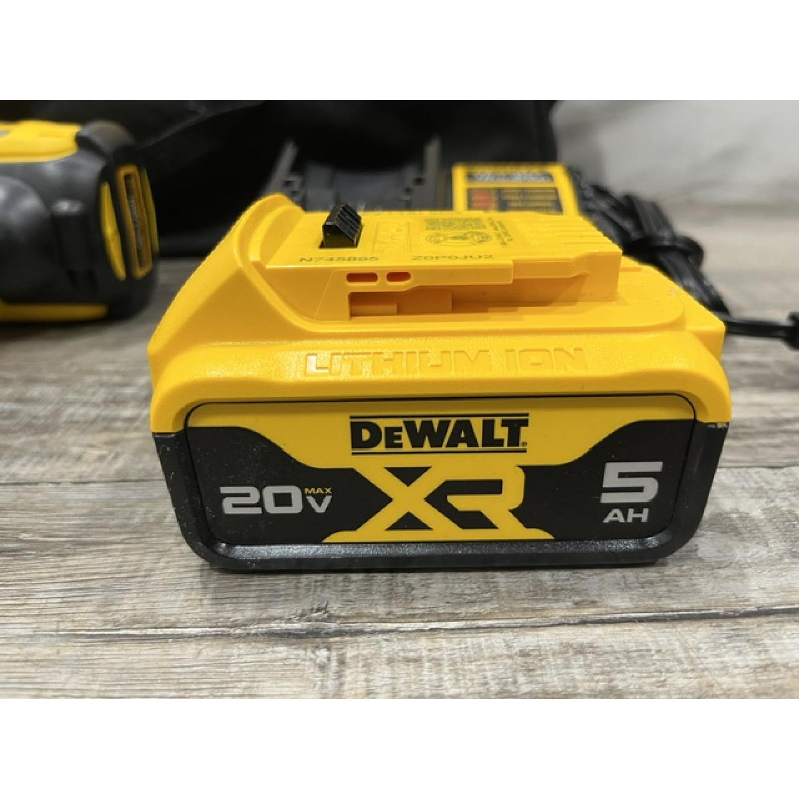 AS-IS DEWALT 20V MAX Lithium-Ion Cordless 1/2 in. Impact Wrench Kit
