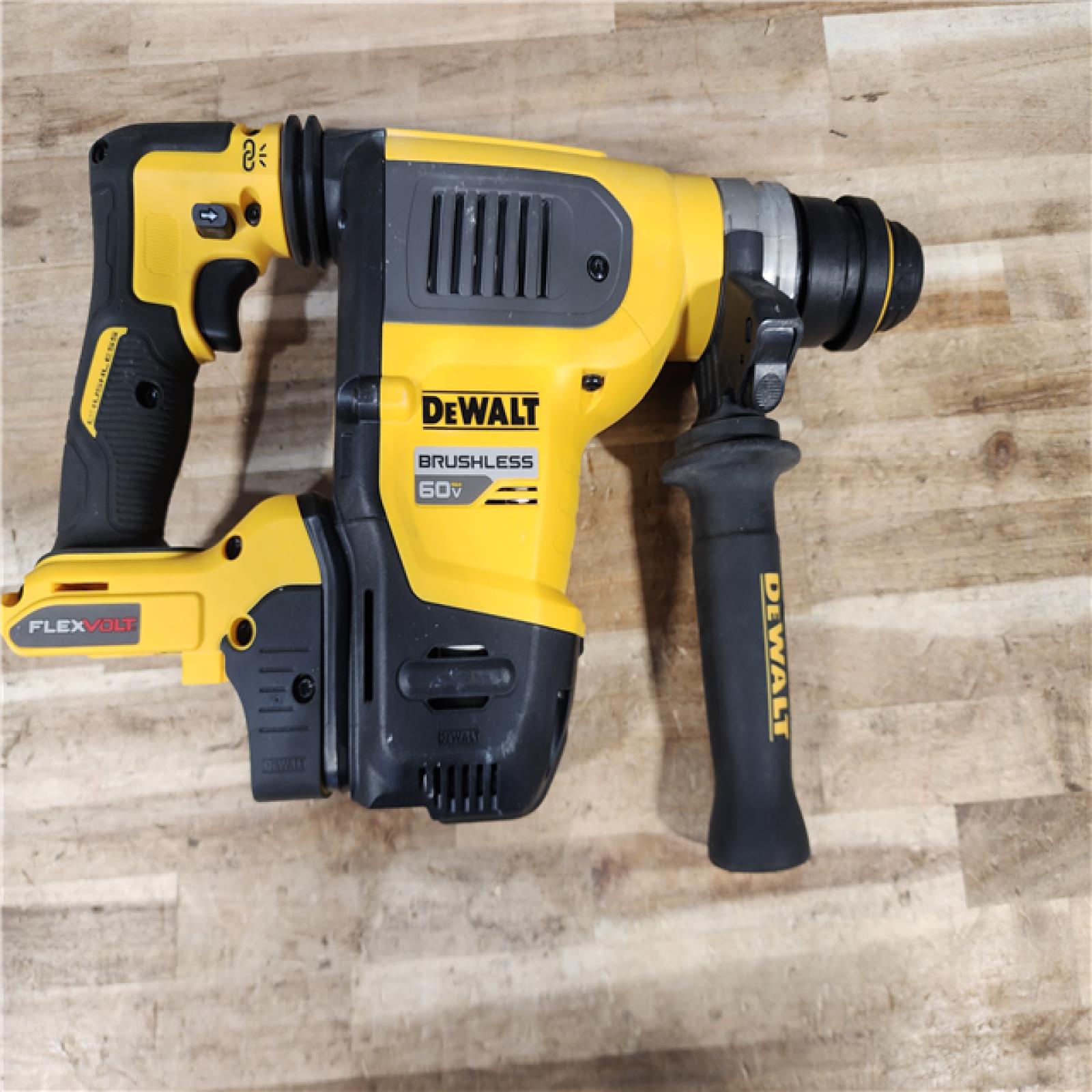 HOUSTON LOCATION - AS-IS DEWALT FLEXVOLT 60V MAX Cordless 1-1/4 in. SDS Plus Rotary Hammer (Tool Only)