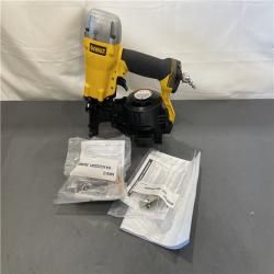 AS-IS - DeWalt 1-3/4 in. 15 Degree Pneumatic Coil Roofing Nailer