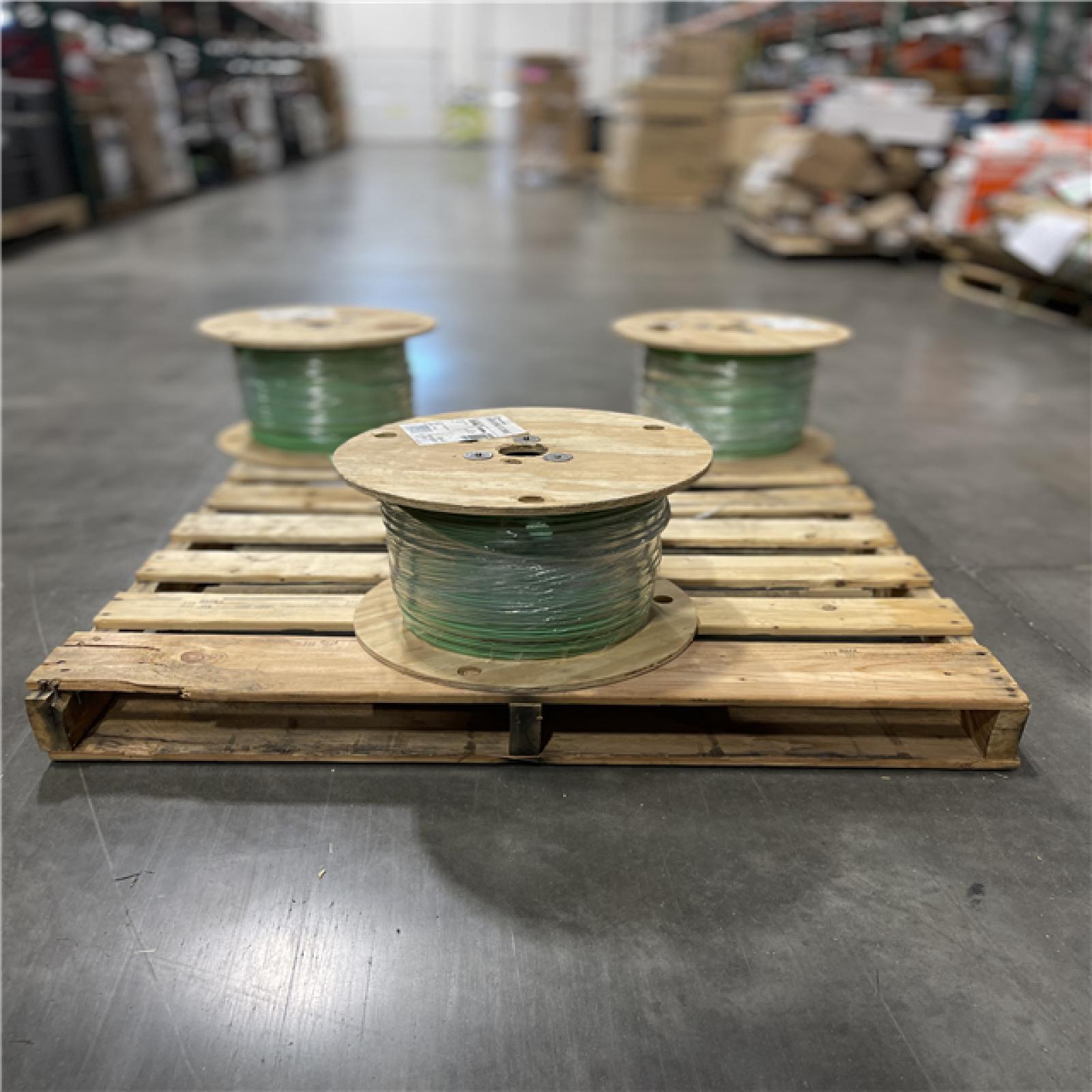 DALLAS LOCATION - AS-IS 2,500 ft. 10 Green Stranded CU XHHW Wire (SEE NOTES)