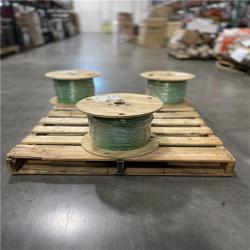 DALLAS LOCATION - AS-IS 2,500 ft. 10 Green Stranded CU XHHW Wire (SEE NOTES)