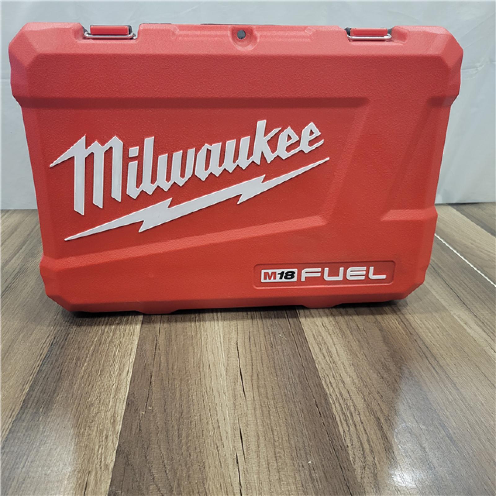 AS-IS MILWAUKEE M18 FUEL 18V Lithium-Ion Brushless Cordless Hammer Drill and Impact Driver Combo Kit (2-Tool) with 2 Batteries