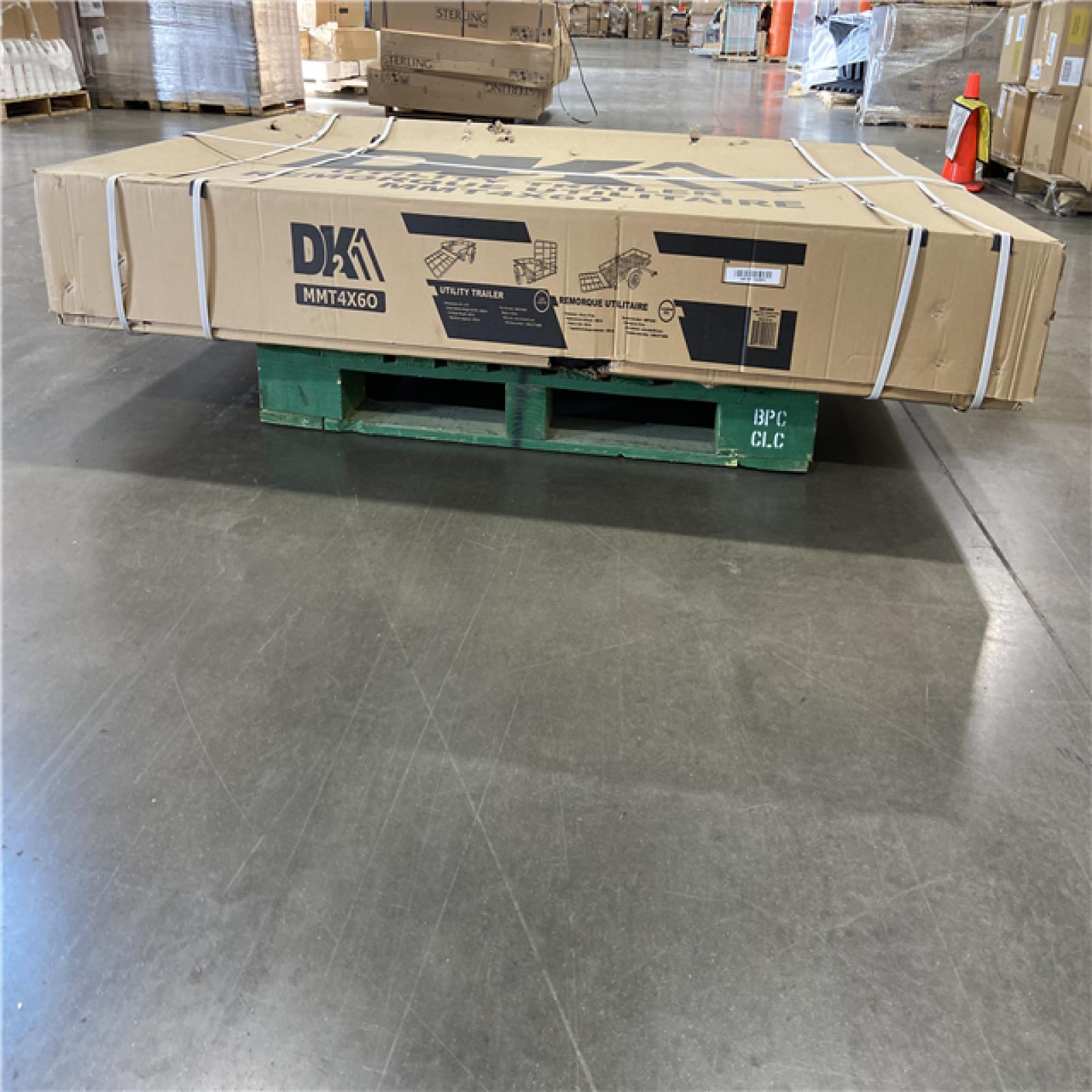 DALLAS LOCATION - DK2 by Marlon MMT4X6O 4 ft. x 6 ft. Single Axle Open Rail Utility Trailer | 1,314-lb Capacity with Ramp Gate