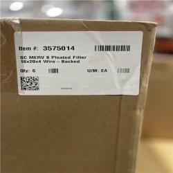DALLAS LOCATION- 16x20x4 MERV 8 Pleated Air Filter PALLET (102 UNITS)