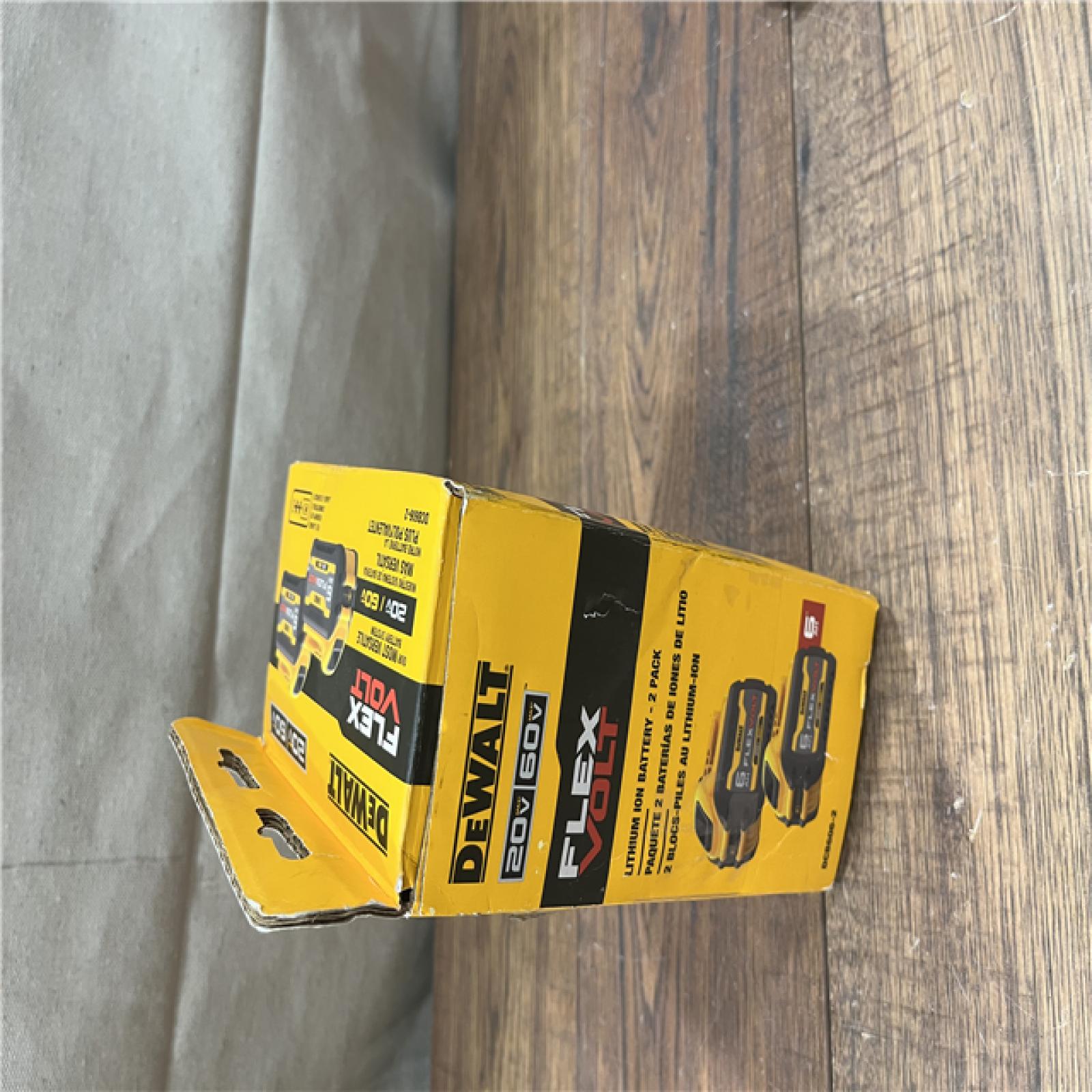 NEW DEWALT FLEXVOLT 20-Volt/60-Volt MAX Lithium-Ion 6.0Ah Battery Pack (2-Pack)