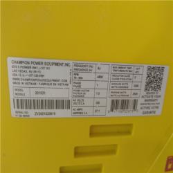 CALIFORNIA AS-IS CHAMPION PORTABLE POWER GENERATOR
