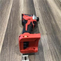 AS-IS Milwaukee M18 18V Lithium-Ion Brushless Cordless 1/4 in. Compact Impact Driver (Tool Only)