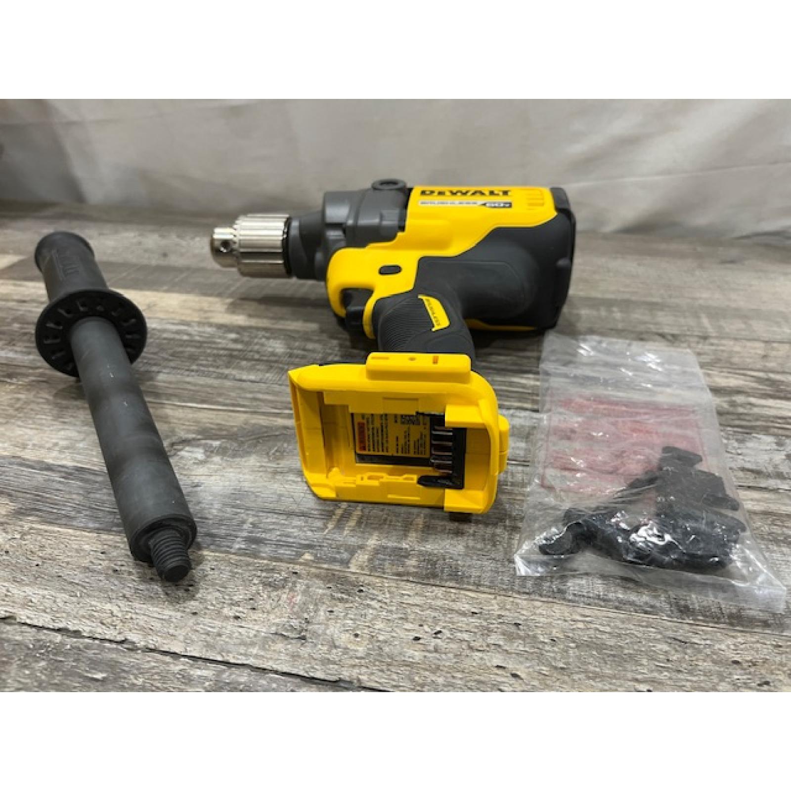 AS-IS DEWALT FLEXVOLT 60-Volt MAX Cordless Brushless 1/2 in. Mixer/Drill with E-Clutch (Tool-Only)