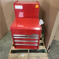 Phoenix Husky Tool Storage 27 in. W x 18 in. D Standard Duty Red Rolling Tool Chest Combo
